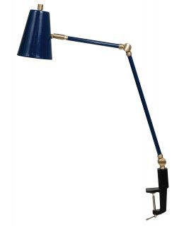 House of Troy AR403-NB-SB Aria Clamp-on Desk Lamp